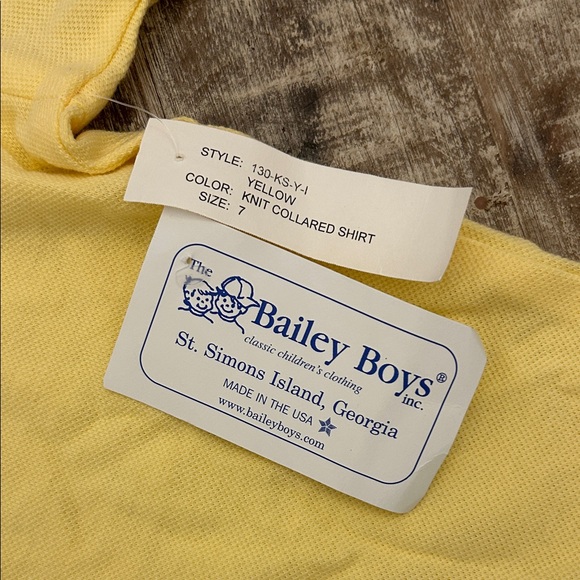 The Bailey Boys Yellow Polo - Picture 2 of 4